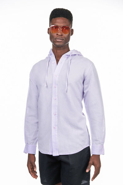 Linen Hoodie | De Lesseps Palm Beach